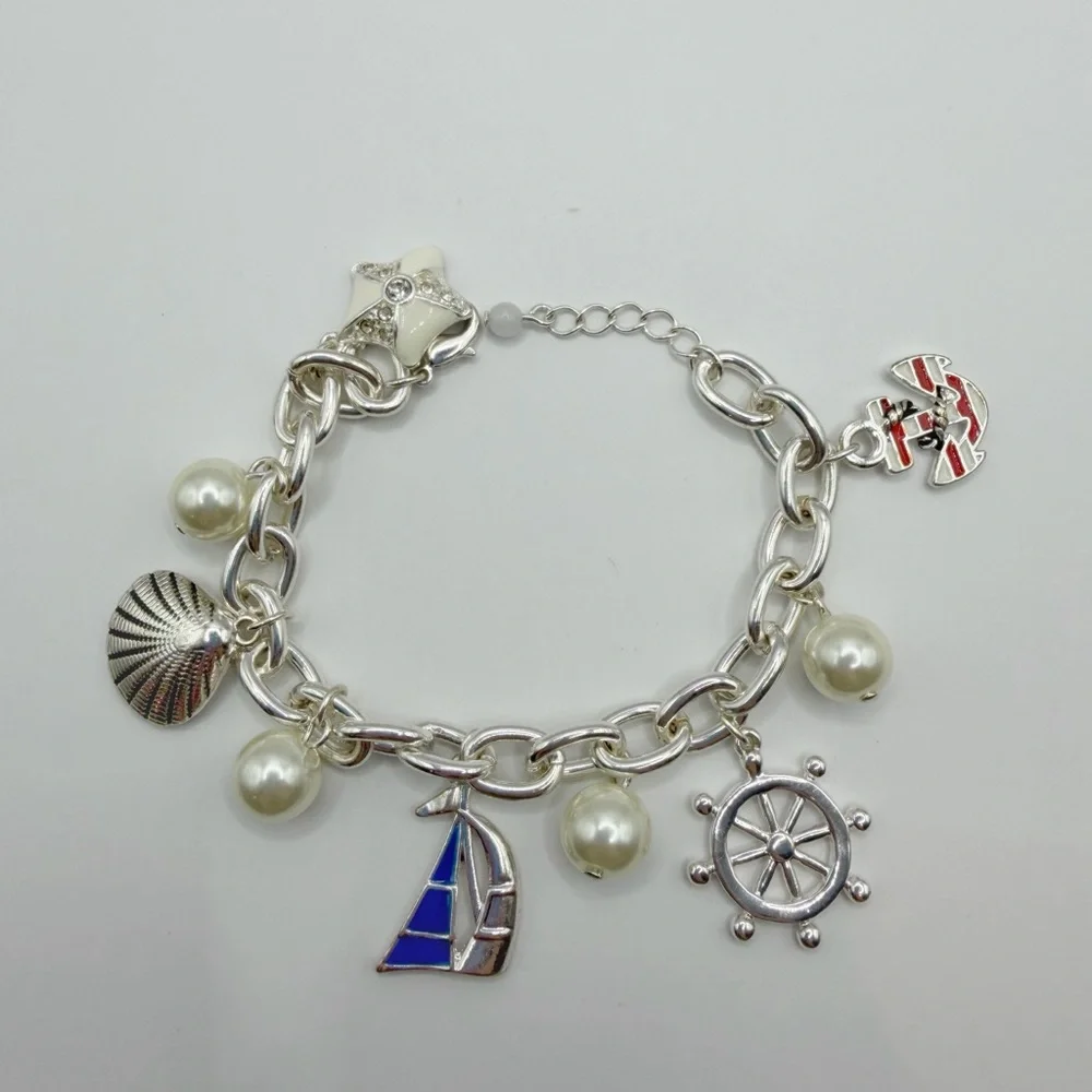 Avon Set Sail Nautical Charm Bracelet